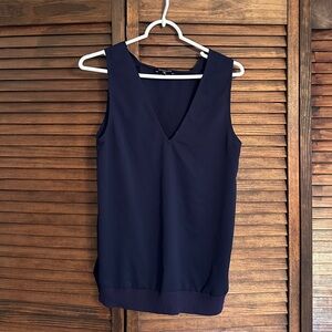 Kenneth Cole Deep Blue V-Neck Tank Top